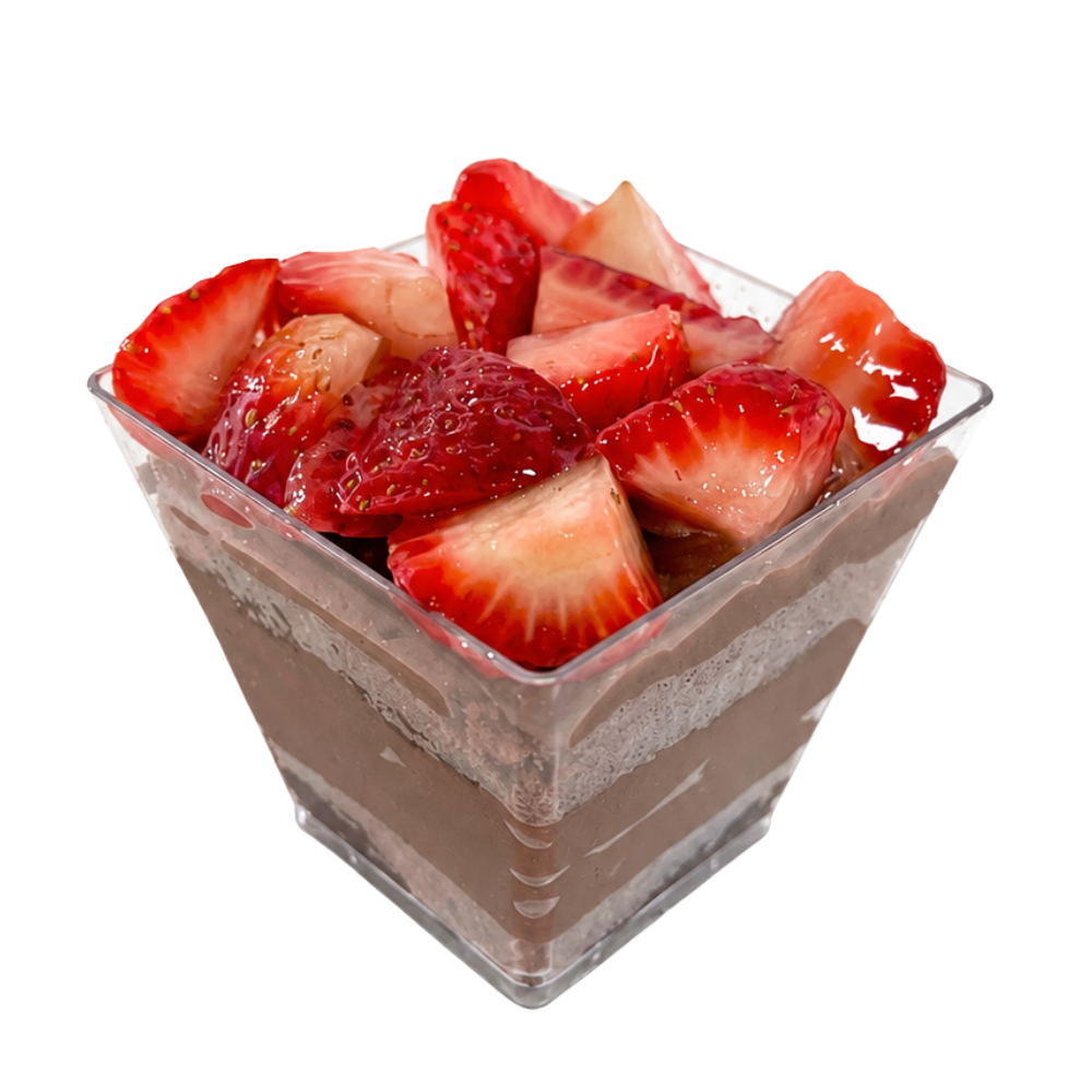 Custard Fruit Cake Cups
